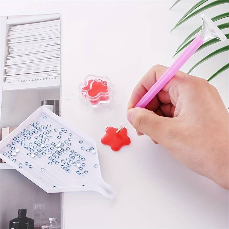 Diy Diamond Painting Kit Glue Wax Holder Easy Use Durable - Temu